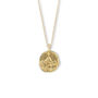 Capricorn Zodiac Coin Pendant Necklace, thumbnail 2 of 5