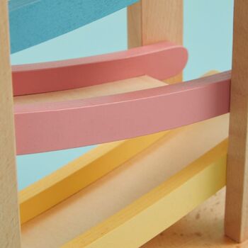 Personalised Colourful Car Ramp Wooden Toy, 3 of 3