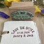 Save The Date Rubber Stamp – Love Note, thumbnail 2 of 7