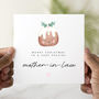 Special Mother In Law Christmas Pudding Card, thumbnail 1 of 3