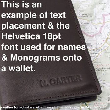 Leather Passport Travel Wallet, 9 of 11