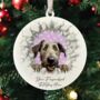 Personalised Christmas Irish Wolfhound Break Through, thumbnail 3 of 10