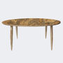 Oval Coffee Table | Natural Cork, thumbnail 3 of 6
