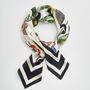 Gold Goose Luxury Silk Square Scarf, thumbnail 1 of 3