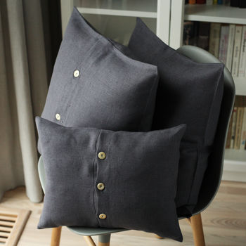 Lara Linen Decorative Cushion Covers, 8 of 10