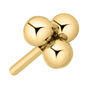 14ct Gold Filled Circle Labret Earring, thumbnail 10 of 12