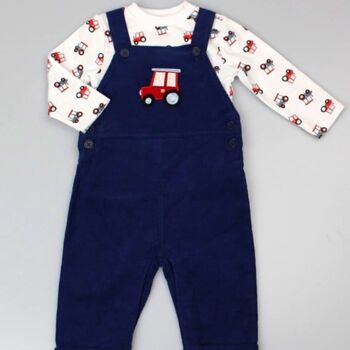 New Baby Boy Tractor Outfit Gift Box, 6 of 7
