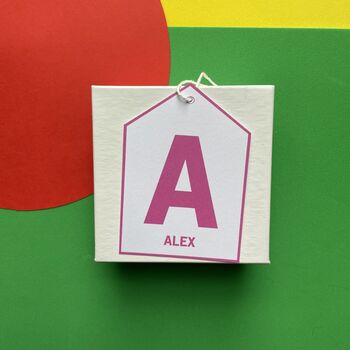 Personalised Initial Gift Tag, 7 of 11