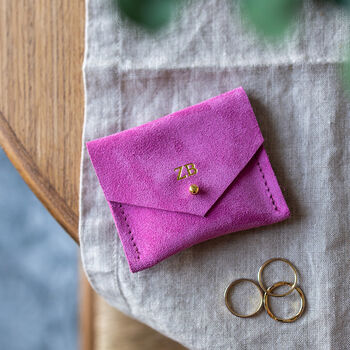 Personalised Suede Square Jewellery Pouch, 3 of 12