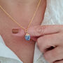 Mini Gemstone Necklace, thumbnail 7 of 8