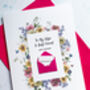 Personalised Floral Wife/Husband Birthday Card, thumbnail 2 of 9