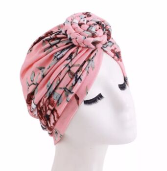 Cancer Scarves Pre Tied Headwrap Platt Knotted, 10 of 10