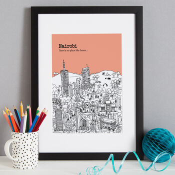 Personalised Nairobi Print, 5 of 9