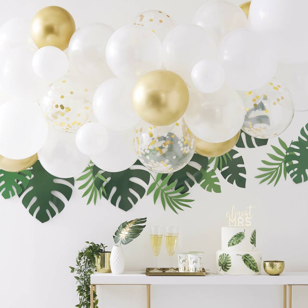 Gold Chrome Balloon Arch, 1 of 2