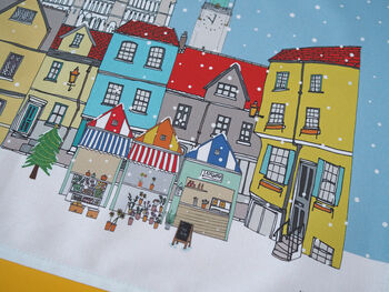 Norwich Christmas Tea Towel, 5 of 5