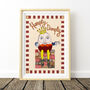 Humpty Dumpty Vintage Nursery Print, thumbnail 2 of 12