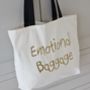 Emotional Baggage Shopper With Zip, thumbnail 2 of 5