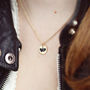 Double Heart Charm Necklace, thumbnail 3 of 3