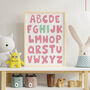 Children's Alphabet 'Hi' Typography Print, thumbnail 3 of 6