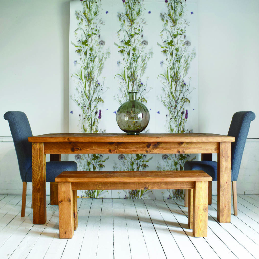 Solid Wood Dining Table By H&F