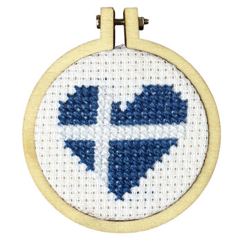 I Love Shetland! Mini Matchbox Cross Stitch Kit, 4 of 5
