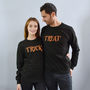 'Trick' Or 'Treat' Halloween Unisex Sweatshirt Set, thumbnail 2 of 8