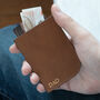 Personalised Handmade Leather Card Case, thumbnail 1 of 7