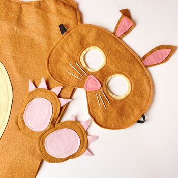 Brown Rabbit Costume For Children And Adults, 6 of 10
