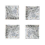 Luxury Heavy Linen Feel Napkin Sets Christmas Doves Of Peace, thumbnail 4 of 5