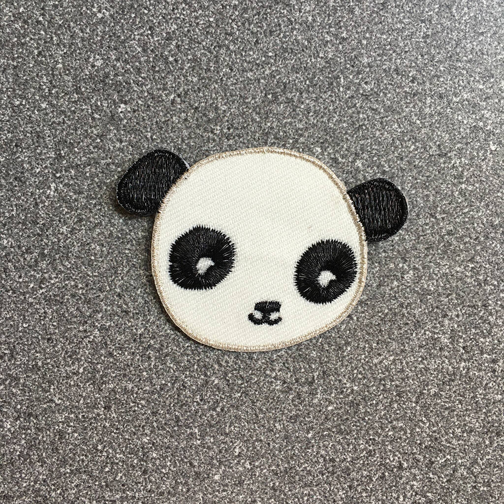 Panda Iron On Patch, 1 of 4