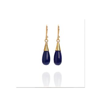 Lapis Lazuli 18 K Gold Earrings, 7 of 7