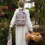 Deco Blooms Large Blackberry Backpack, thumbnail 2 of 9