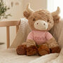 Personalised Harriet Highland Cow Soft Toy, thumbnail 6 of 11