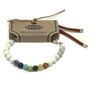 White Howlite Chakra Gemstone Bracelet, thumbnail 6 of 6
