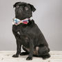 The Marple Red Checked Dog Collar Bow Tie, thumbnail 5 of 5