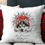 Personalised Christmas Husky Break Through, thumbnail 5 of 10