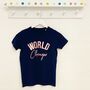 World Changer Rose Gold Girls T Shirt, thumbnail 2 of 3