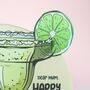 Personalised Margarita Cocktail Card, thumbnail 4 of 7
