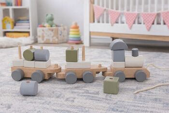 Wooden Pull Along Train, 2 of 2