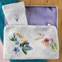 Birthday Flower Gift For Her – Socks, Scarf, Makeup Bag, thumbnail 1 of 9