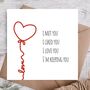 Card For Her | Cute Valentines Card For Partner, thumbnail 1 of 3
