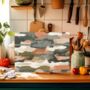 Dusk's Harmony Textured Glass Chopping Board, thumbnail 4 of 8