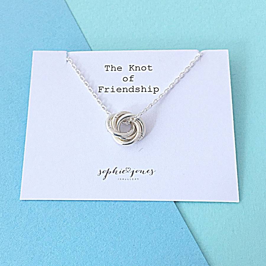 friendship knot necklace by sophie jones jewellery | notonthehighstreet.com