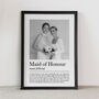 Personalised Maid Of Honour Gift, Wedding Thank You, thumbnail 3 of 6