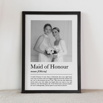 Personalised Maid Of Honour Gift, Wedding Thank You, 3 of 6