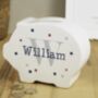 Personalised Name And Big Initial Piggy Bank, thumbnail 3 of 3