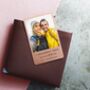 Personalised Seven Year Anniversary Copper Wallet Photo Card, thumbnail 1 of 5