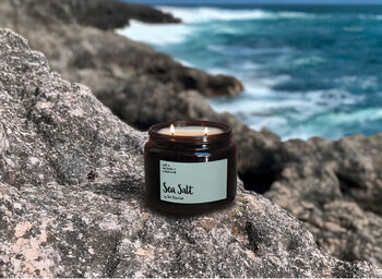 Sea Salt Large Double Wick Candle, 4 of 4
