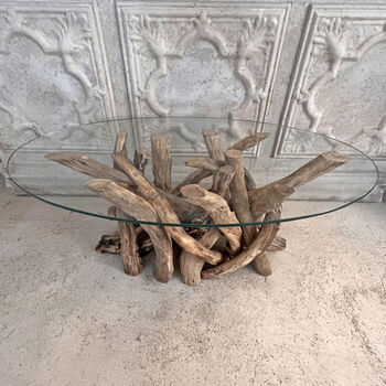 Driftwood Oval Coffee Table, 3 of 4
