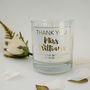 Personalised Thank You Teacher Gift Candle, thumbnail 1 of 4